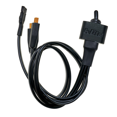 kLite - Bar switch / wire loom to dynamo hub