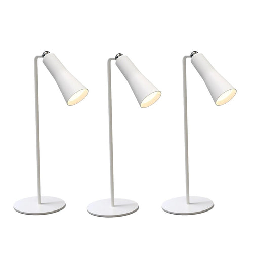 Loadshed Rechargeable Bedside Lamp - White-Set of