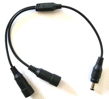 Y cable for cycle lights