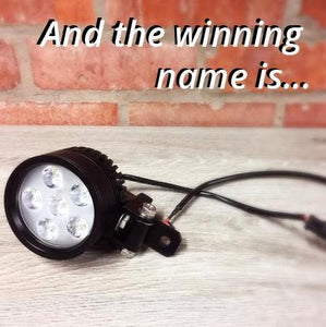 Name Our New Motorbike Light Competition Winner