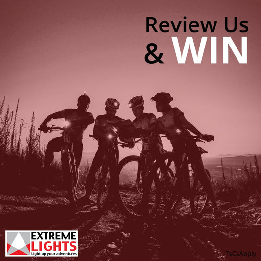 Review Us & You Can Win 2 Ultimate+ Cycle Lights