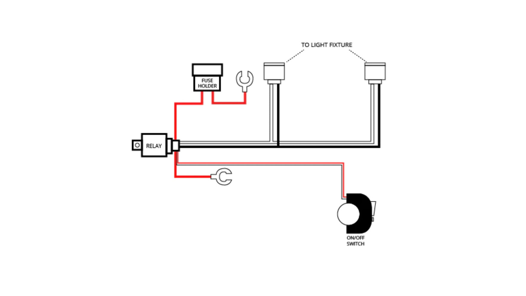 How to Use the Motorbike Relay Wiring Harness to Connect Your Spots ...