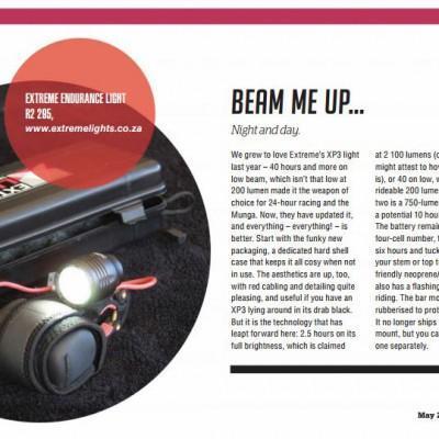 Ride Magazine May 2016 – Endurance Cycle Light Review
