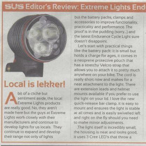 FullSus May 2016 Extreme Lights Endurance Cycle Light Review
