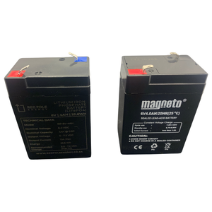 6V 4Ah Lithium Battery x 3 | Magneto replacement batteries