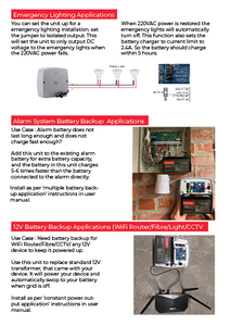 Sherlo 3A Lithium Charger and Backup Power Supply (Incl 12V6Ah)