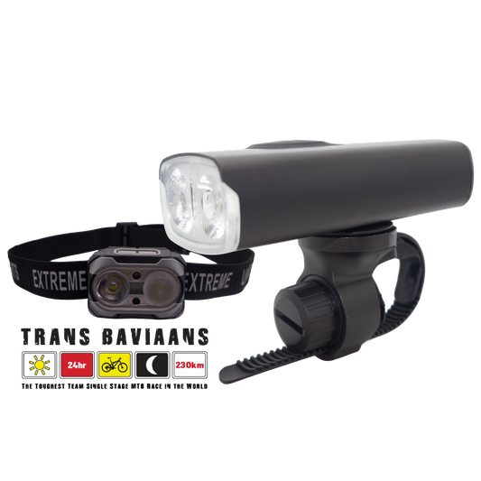 The Racing Snake Combo - 1 × Nova + 1 × Peak Headlamp