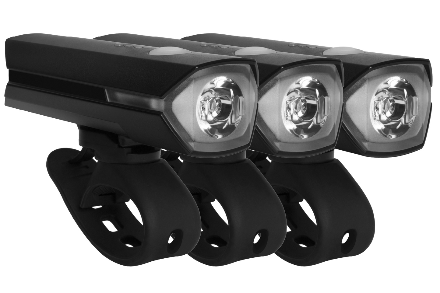 Commute Rechargeable Bicycle Light Three Light COMBO