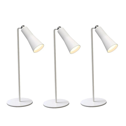 Rechargeable Bedside Lamp - White-Set of 3