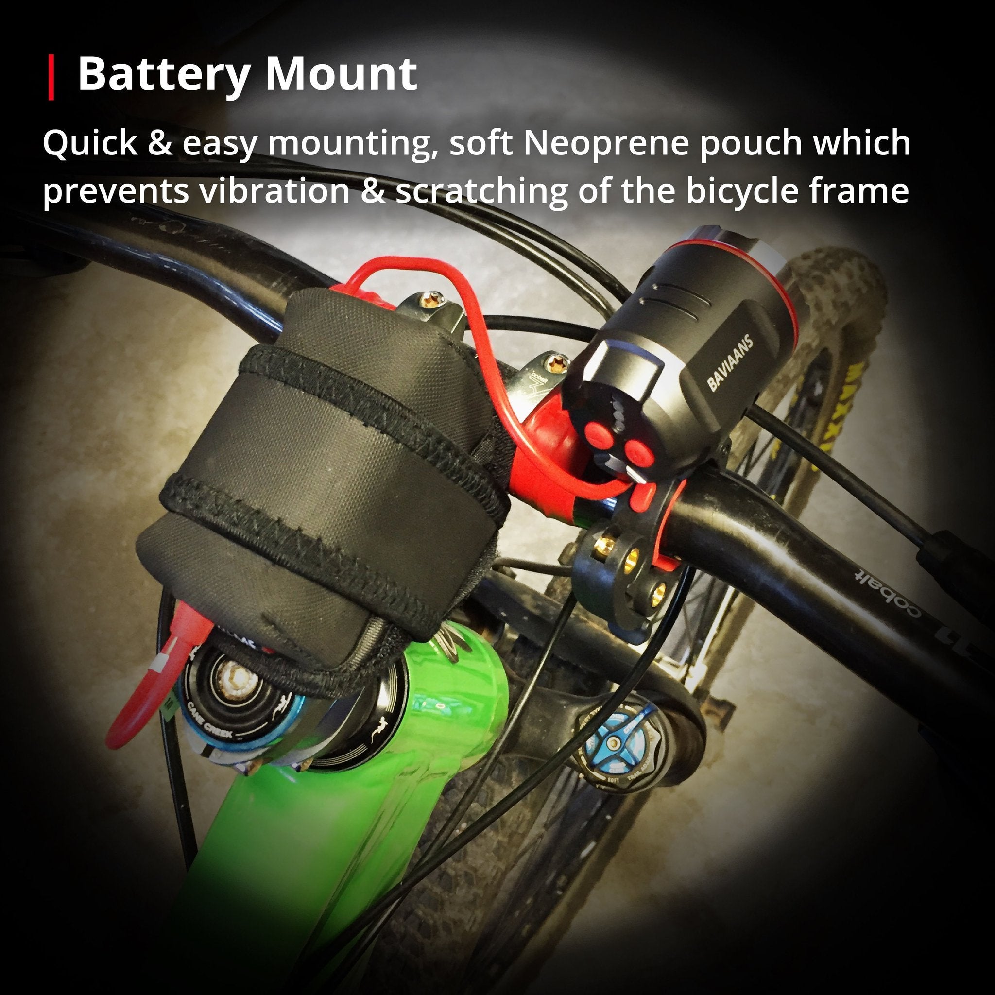 Cycle on sale light battery