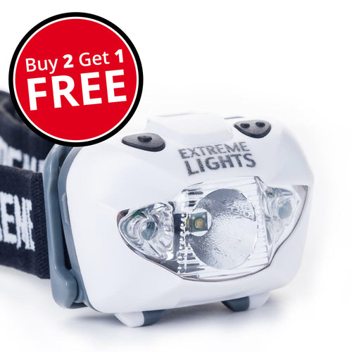 Extreme Lights | Basecamp Headlamp - Buy 2 + Get 1 Free | the best Headlamps ever!