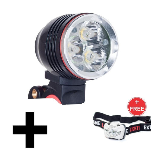 Endurance+ Bicycle Light & FREE Basecamp Headlamp