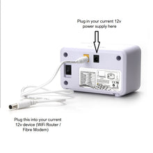 12V DC UPS ( Internet / WiFi / CCTV Backup) - 19Wh