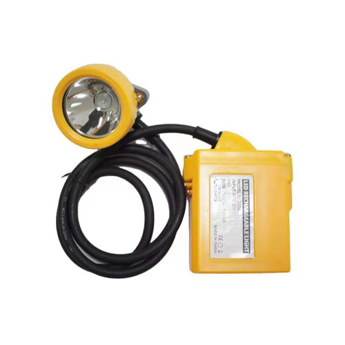 Corded LED Mining Cap Lamp, Battery Pack & Charger