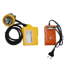 Corded LED Mining Cap Lamp, Battery Pack & Charger