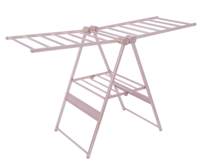 PanPan Aluminium Clothes Drying Rack Rose Gold